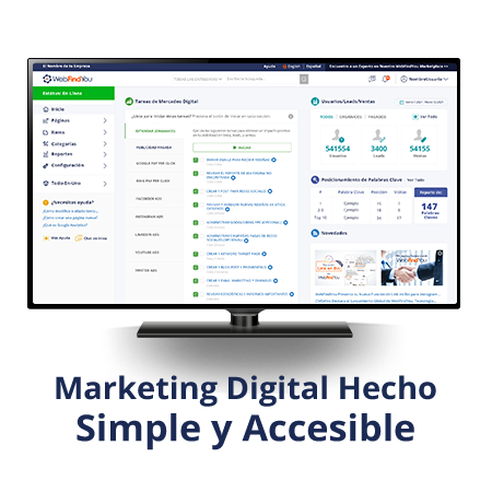 WebFindYou para un Negocio Ecommerce