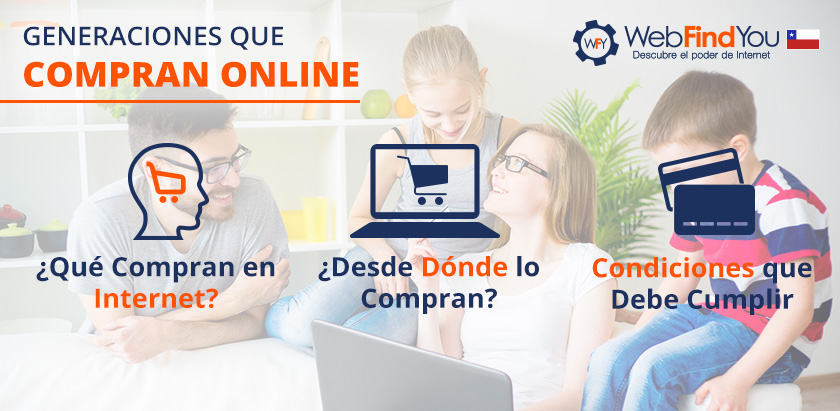 Generaciones que Compran Online en Chile