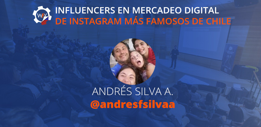 Influencers de Mercadeo Digital de Instagram ms Famosos en Chile: Andrs Silva A.