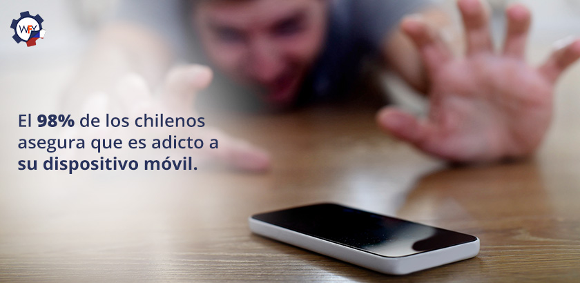 El 98% de los chilenos asegura que es adicto a su móvil