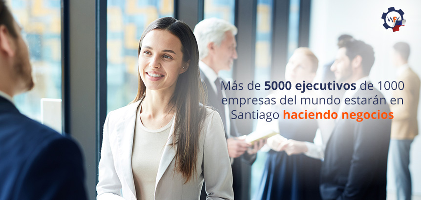 5 Mil Ejecutivos de 1000 Empresas Estarán en Santiago Haciendo Negocios
