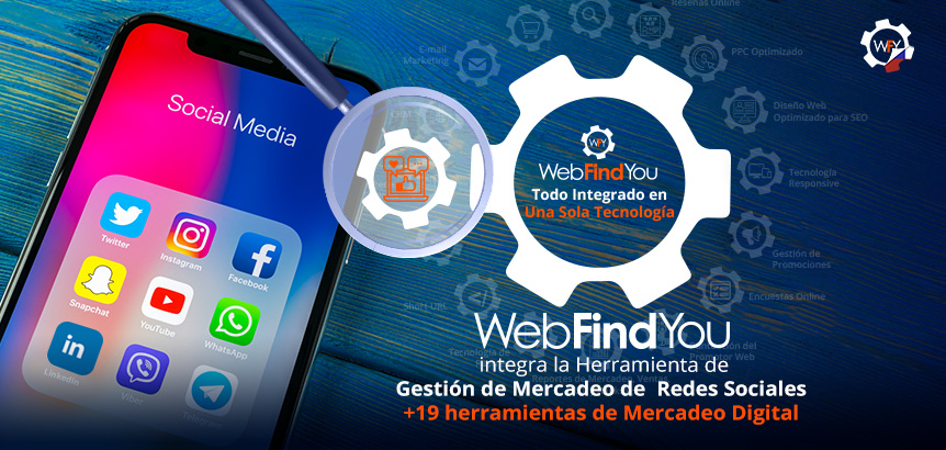 WebFindYou Integra Las Redes Sociales