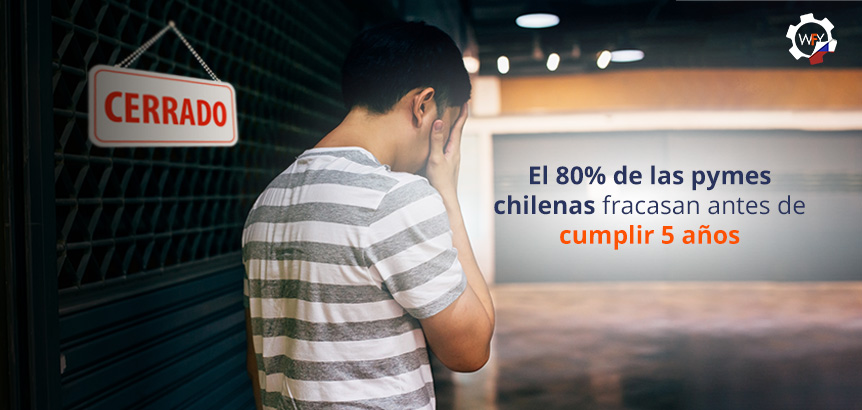 El 80% de Las Pymes en Chile Fracasan Antes de Cumplir 5 Años
