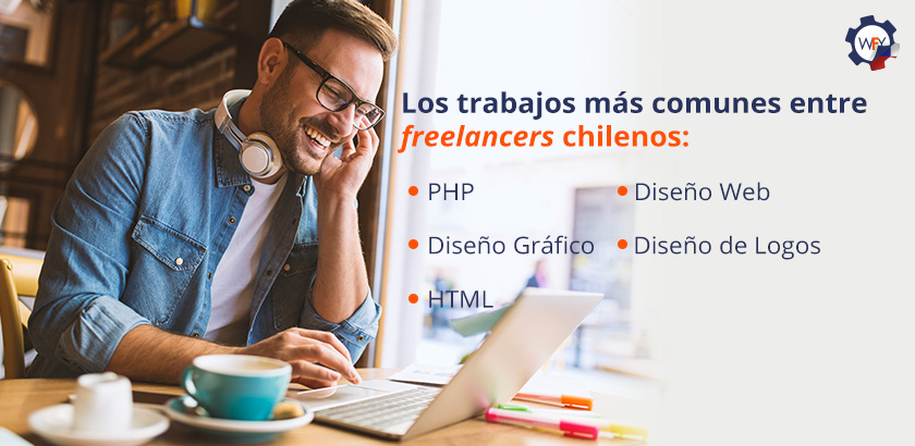 Los Trabajos Más Demandados Por Freelancers En Chile Están Relacionados con Internet Trabajos Más Comunes Freelancers Chilenos: PHP, Diseño Gráfico, HTML, Diseño Web, Diseño de Logos
