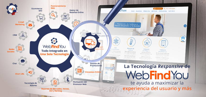Conoce Por Qué la Tecnología Responsive De WebFindYou Mejora la Visualización de tu Sitio Web La Tecnología Responsive de WebFindYou te Ayuda a Maximizar la Experiencia del Usuario y Más