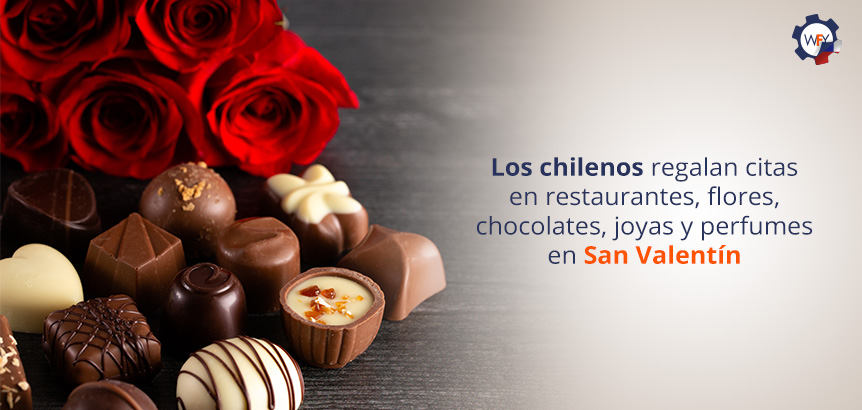 Los Chilenos Regalan Citas en Restaurantes, Flores, Chocolates, Joyas y Perfumes en San Valentín