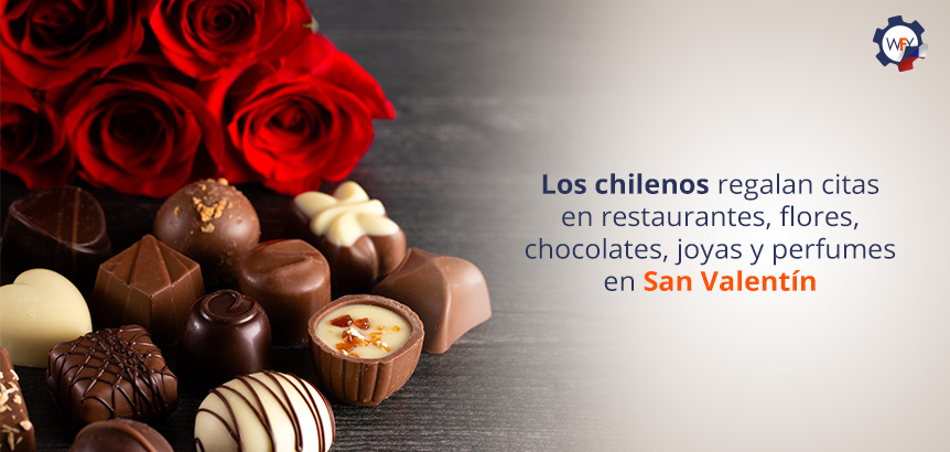 Los Chilenos Regalan Citas en Restaurantes, Flores, Chocolates, Joyas y Perfumes en San Valentn