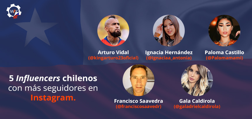 5 Influencers Chilenos con ms Seguidores en Instagram