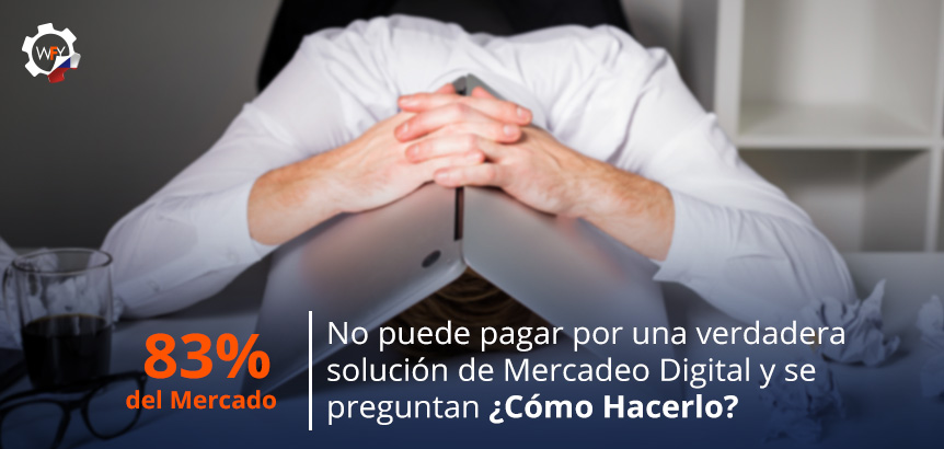 El Mercado Colombiano no Encuentra Solución para Hacer el Verdadero Mercadeo Digital 83% del Mercado no Puede Pagar el Verdadero Mercadeo Digital y se Preguntan Cómo Hacerlo