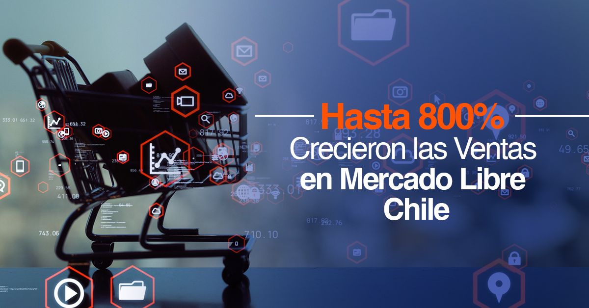 Hasta 800% Crecieron las Ventas en Mercado Libre Chile