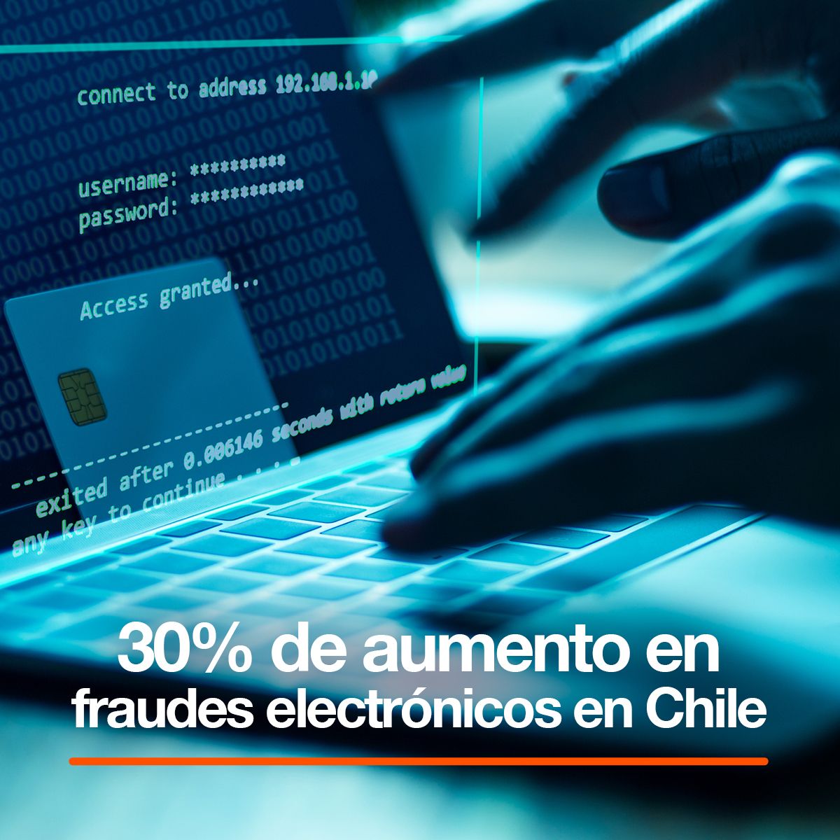 30% de aumento en fraudes electrónicos en Chile