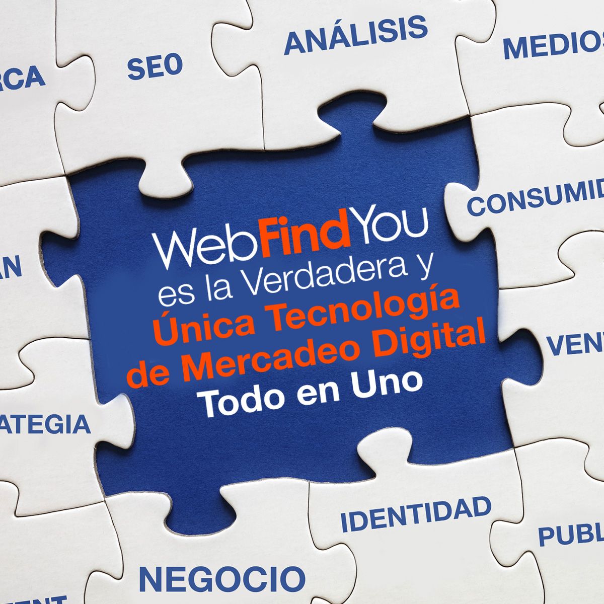 WebFindYou es la Verdadera y Única Tecnología de Mercadeo Digital Todo en Uno