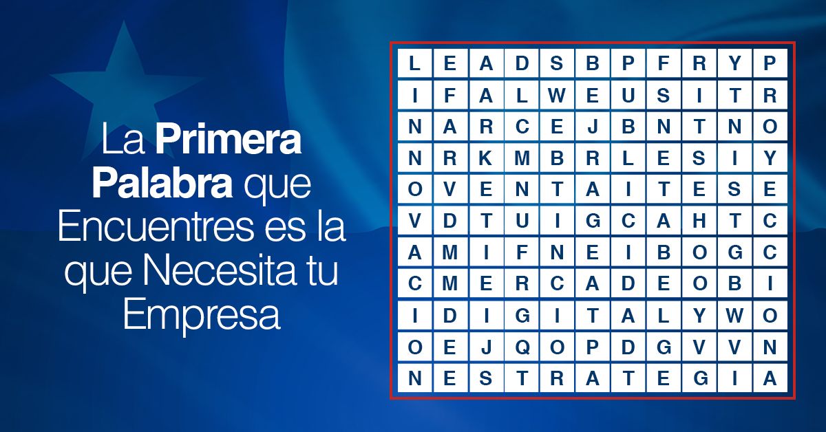 La Primera Palabra que Encuentres es la que Necesita tu Empresa