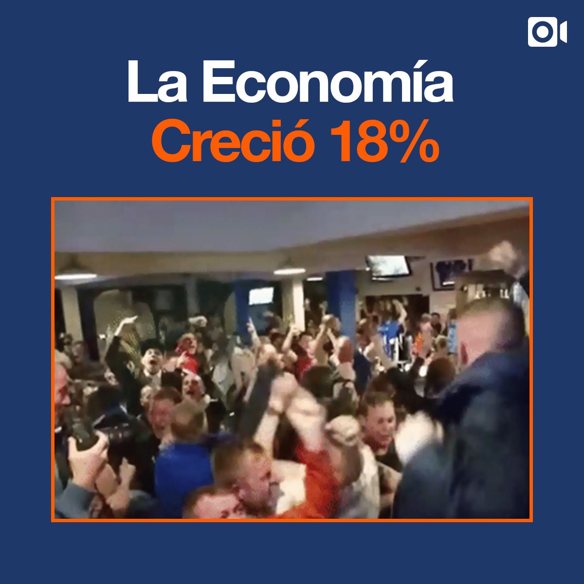 La Economía Creció 18%