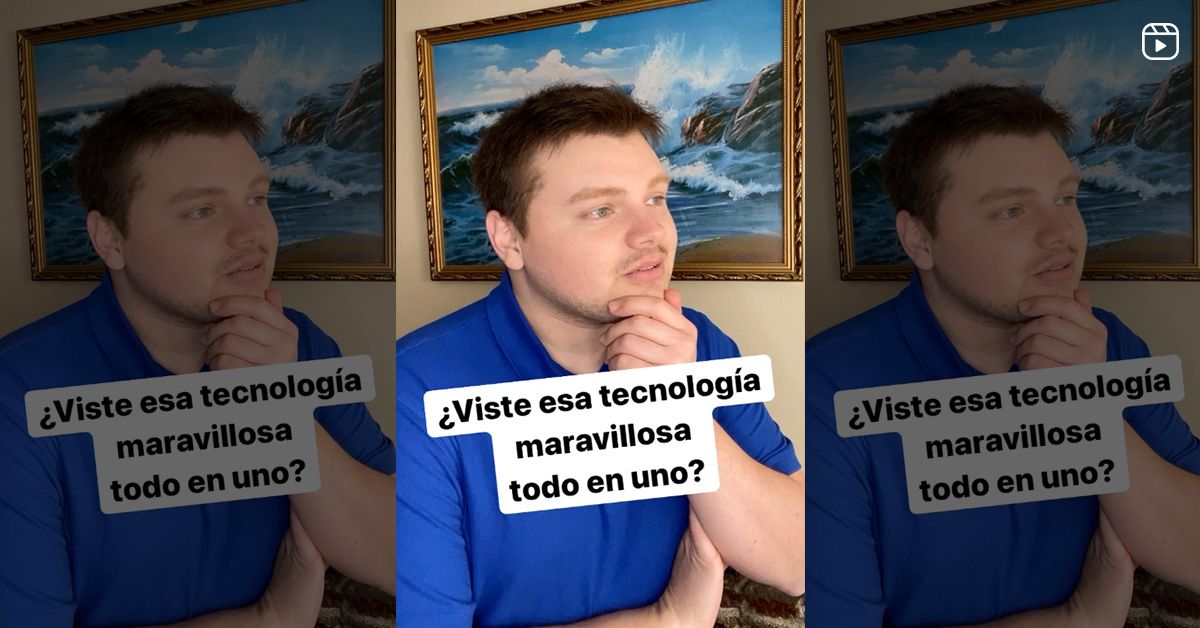 ¿Viste esa tecnología maravillosa todo en uno?