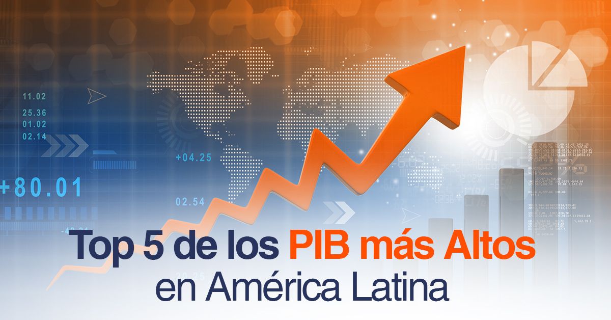 Top 5 de los PIB más Altos en América Latina