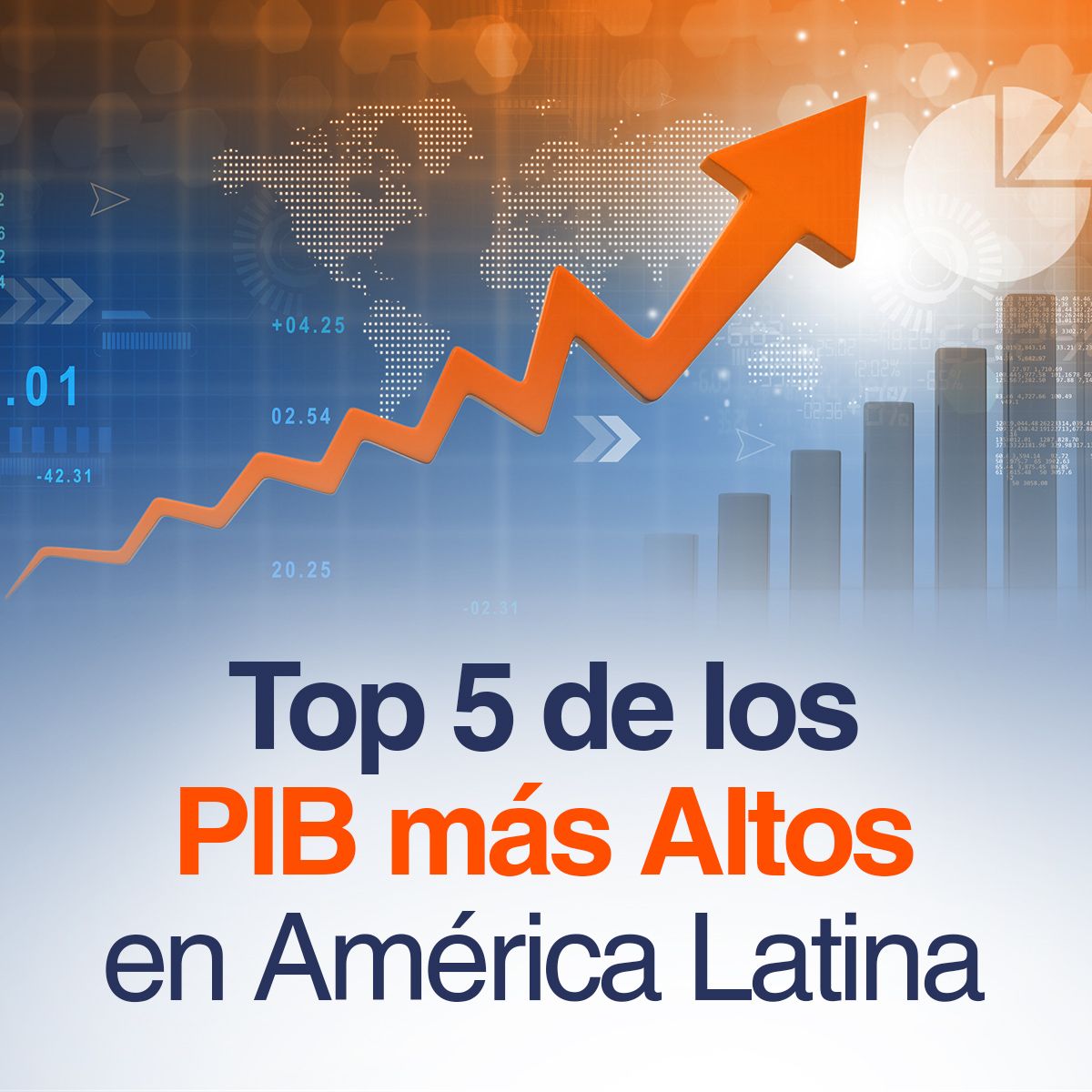 Top 5 de los PIB más Altos en América Latina