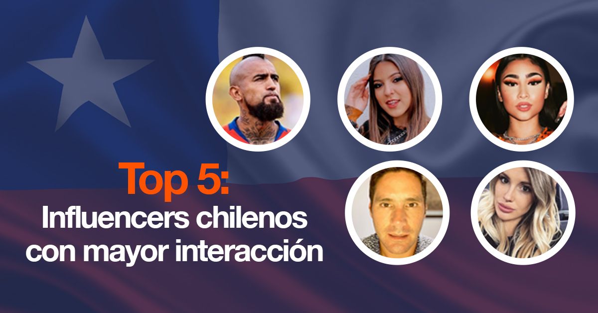 Top 5: Influencers chilenos con mayor interacción