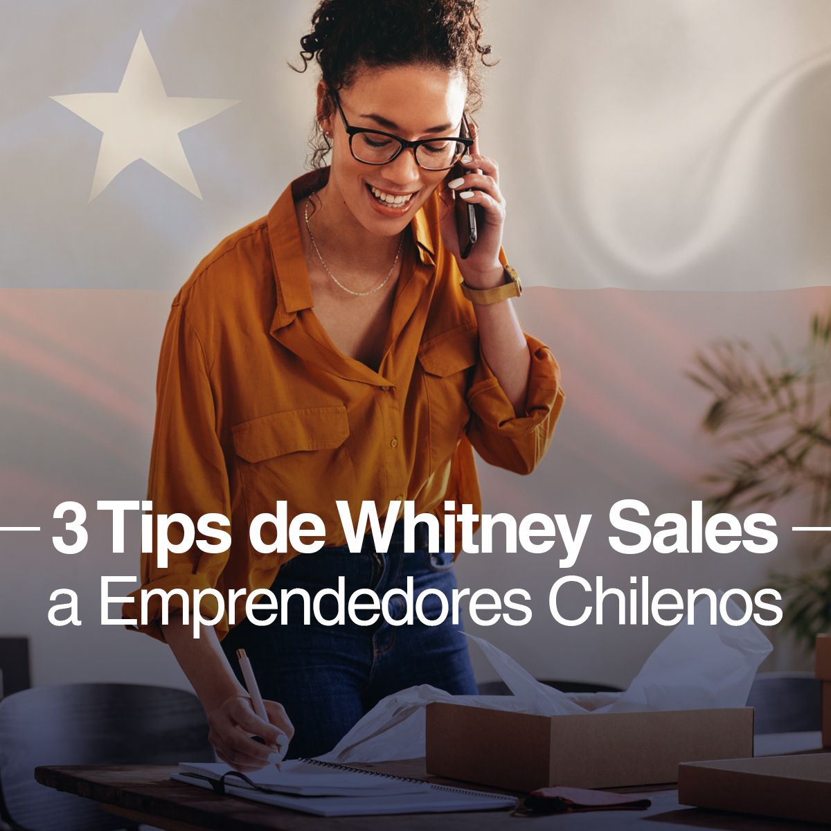 3 Tips de Whitney Sales a Emprendedores Chilenos