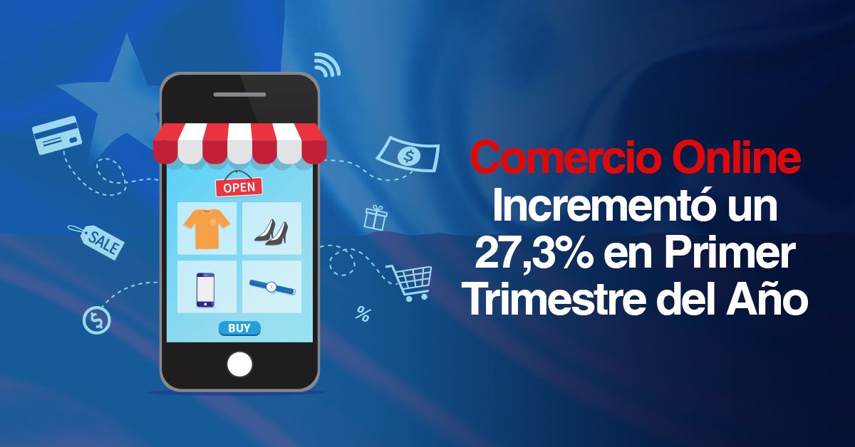 Comercio Online Incrementó un 27,3% en Primer Trimestre del Año