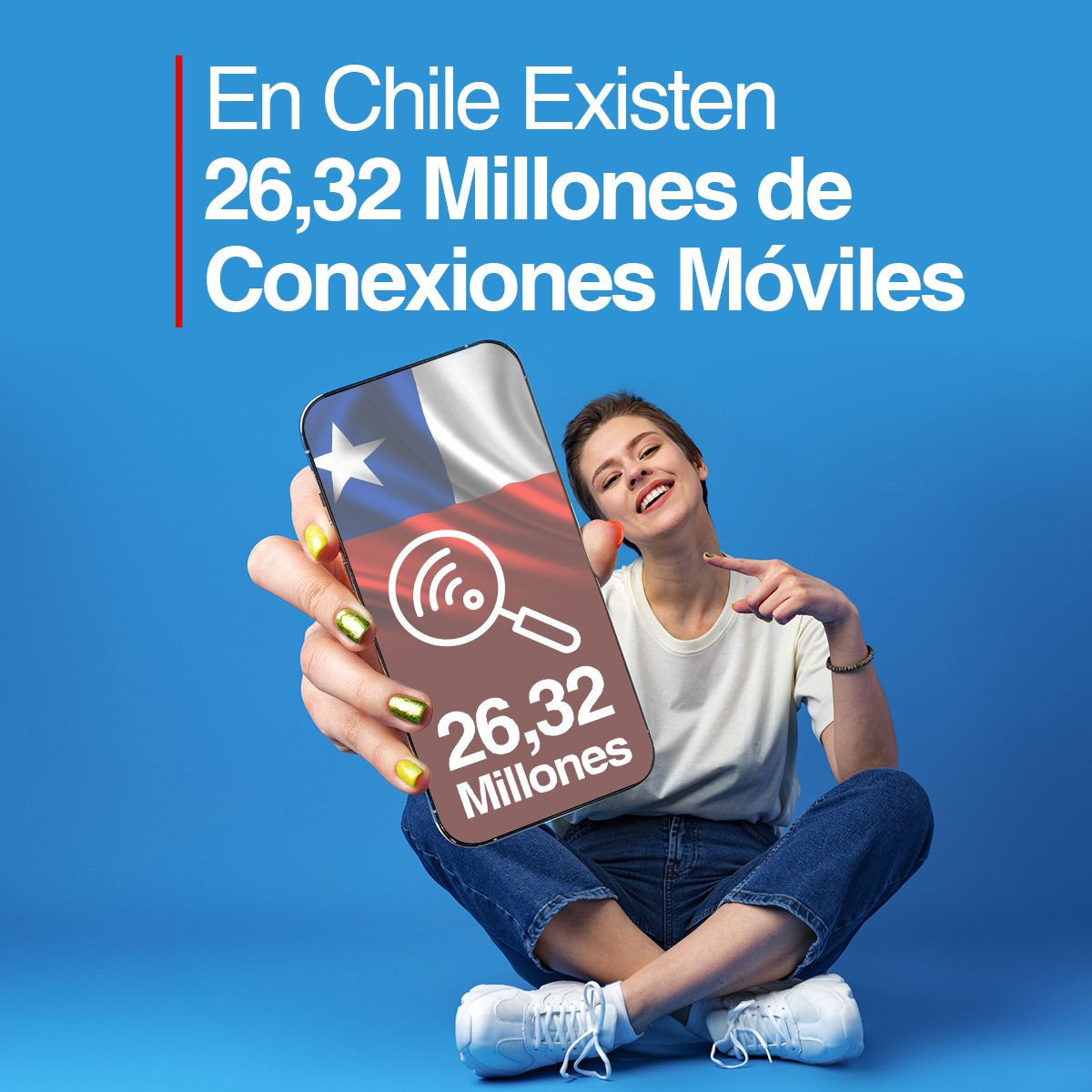 En Chile Existen 26,32 Millones de Conexiones Móviles