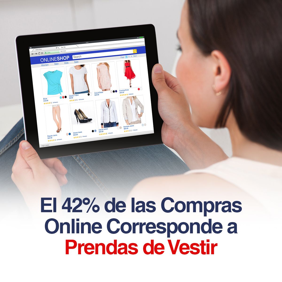 El 42% de las Compras Online Corresponde a Prendas de Vestir