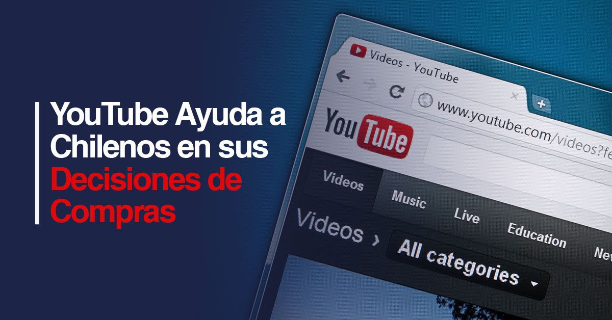 YouTube Ayuda a Chilenos en sus Decisiones de Compras