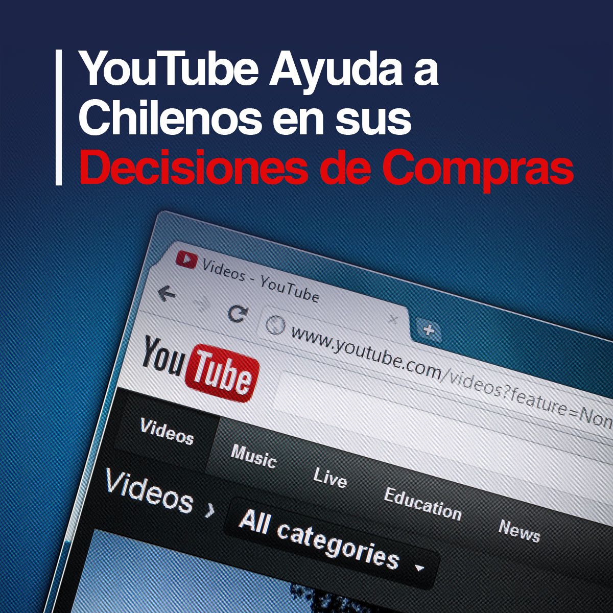 YouTube Ayuda a Chilenos en sus Decisiones de Compras
