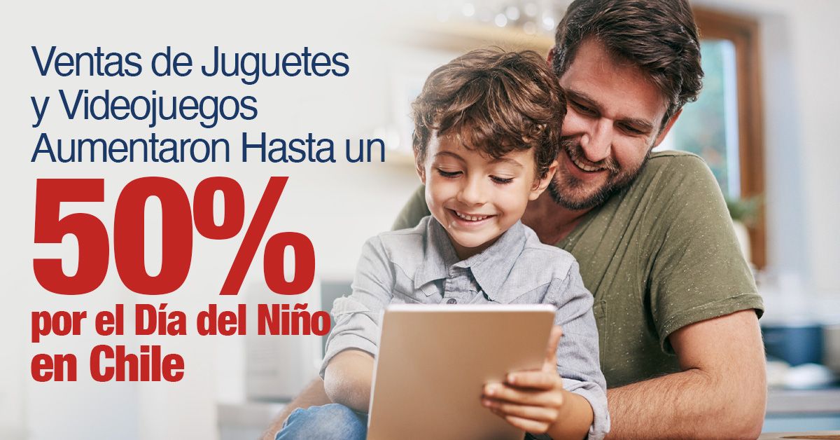 Ventas de Juguetes y Videojuegos Aumentaron Hasta un 50% por el Día del Niño en Chile