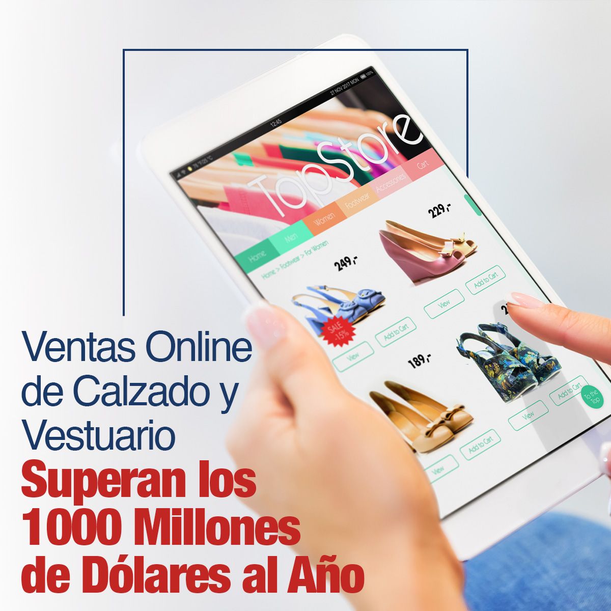 Ventas Online de Calzado y Vestuario Superan los 1000 Millones de Dólares al Año