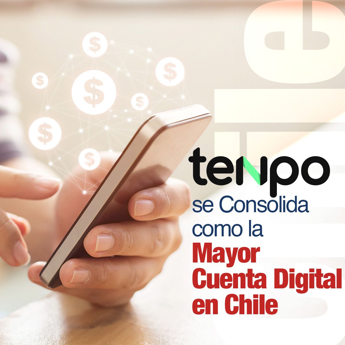 Tenpo se Consolida como la Mayor Cuenta Digital en Chile