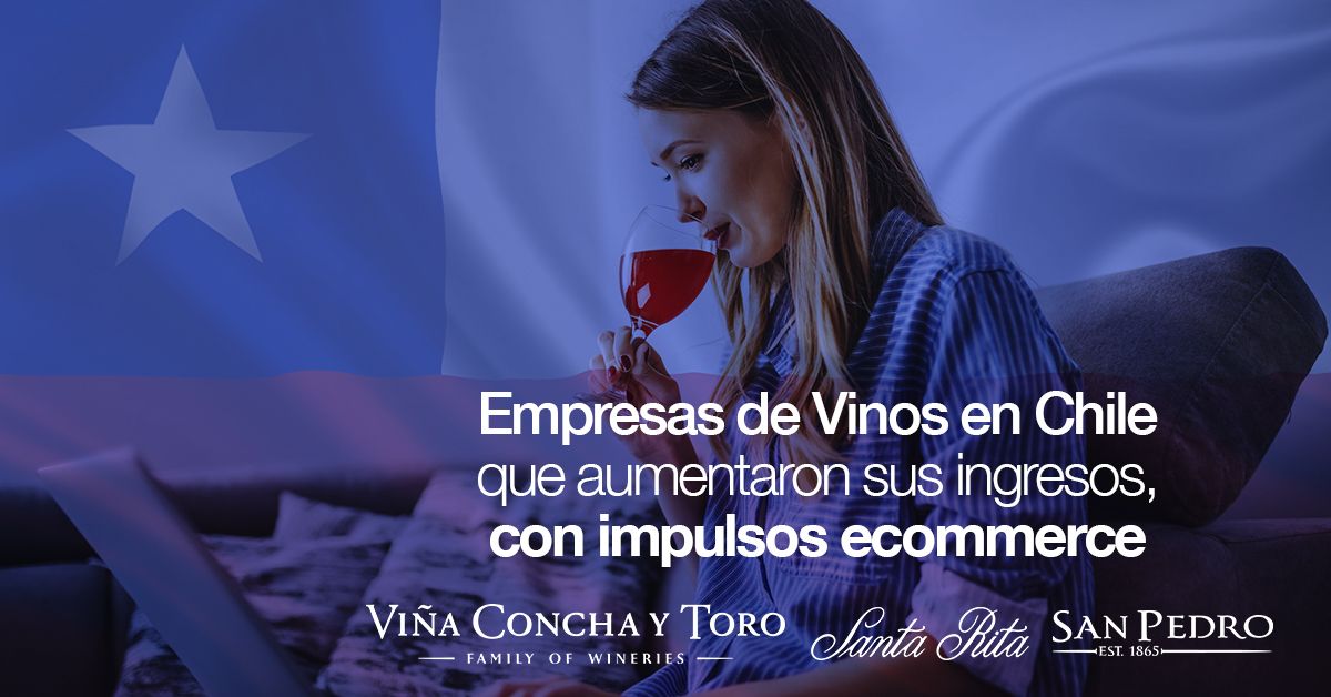 Empresas de Vinos en Chile que aumentaron sus ingresos, con impulsos ecommerce