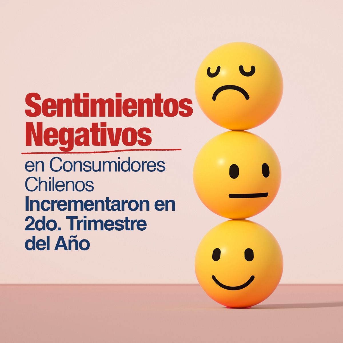 Sentimientos Negativos en Consumidores Chilenos Incrementaron en 2do. Trimestre del Año