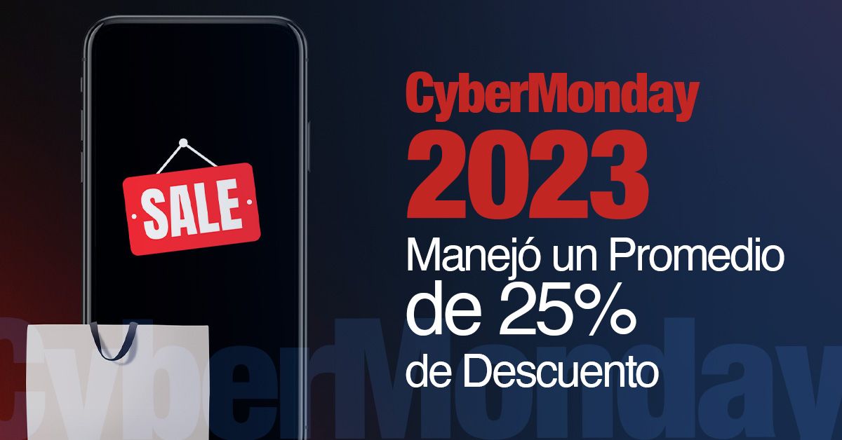 CyberMonday 2023 Manejó un Promedio de 25% de Descuento