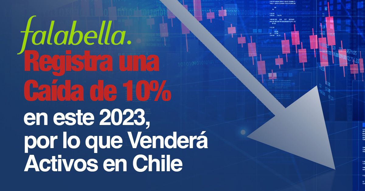Falabella Registra una Caída de 10% en este 2023, por lo que Venderá Activos en Chile