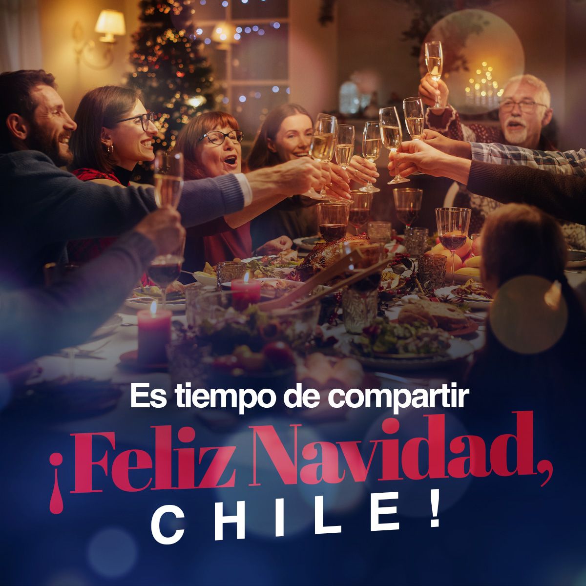 Es tiempo de compartir ¡Feliz Navidad, Chile!