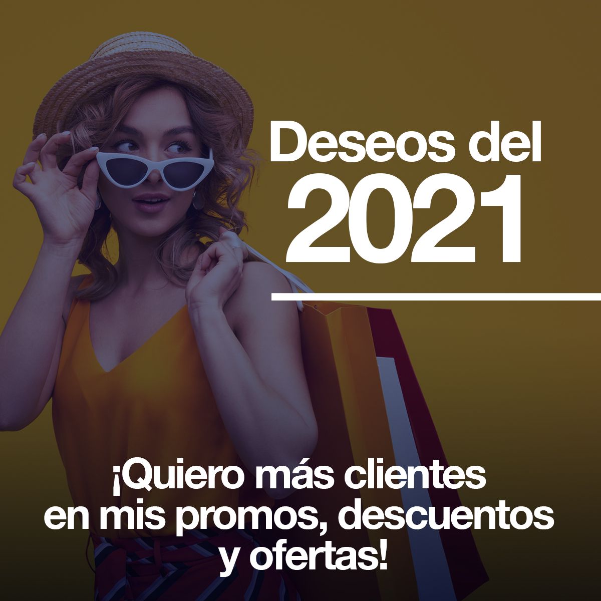 Deseos del 2021: ¡Quiero más clientes en mis promos, descuentos y ofertas!