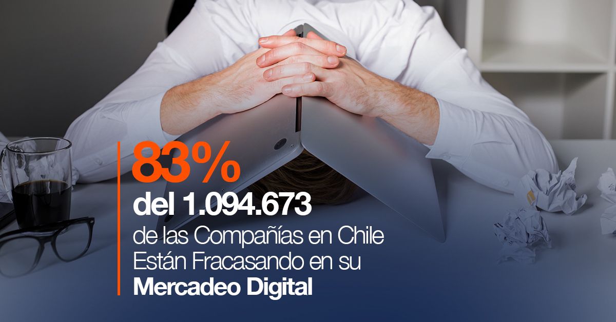 83% del 1.094.673 de las Compañías en Chile Están Fracasando en su Mercadeo Digital